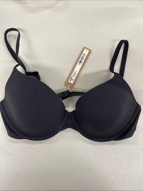 Skims Fits Everybody T-Shirt Bra 34B Onyx